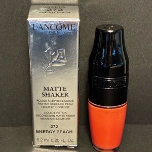 Lancôme Matte Shaker Liquid Lipstick (272) Energy Peach Full Size DISCONTINUED!